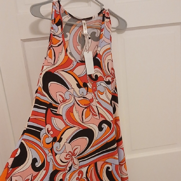 Seven7 Colorful Swirl Midi Dress - Picture 3 of 3